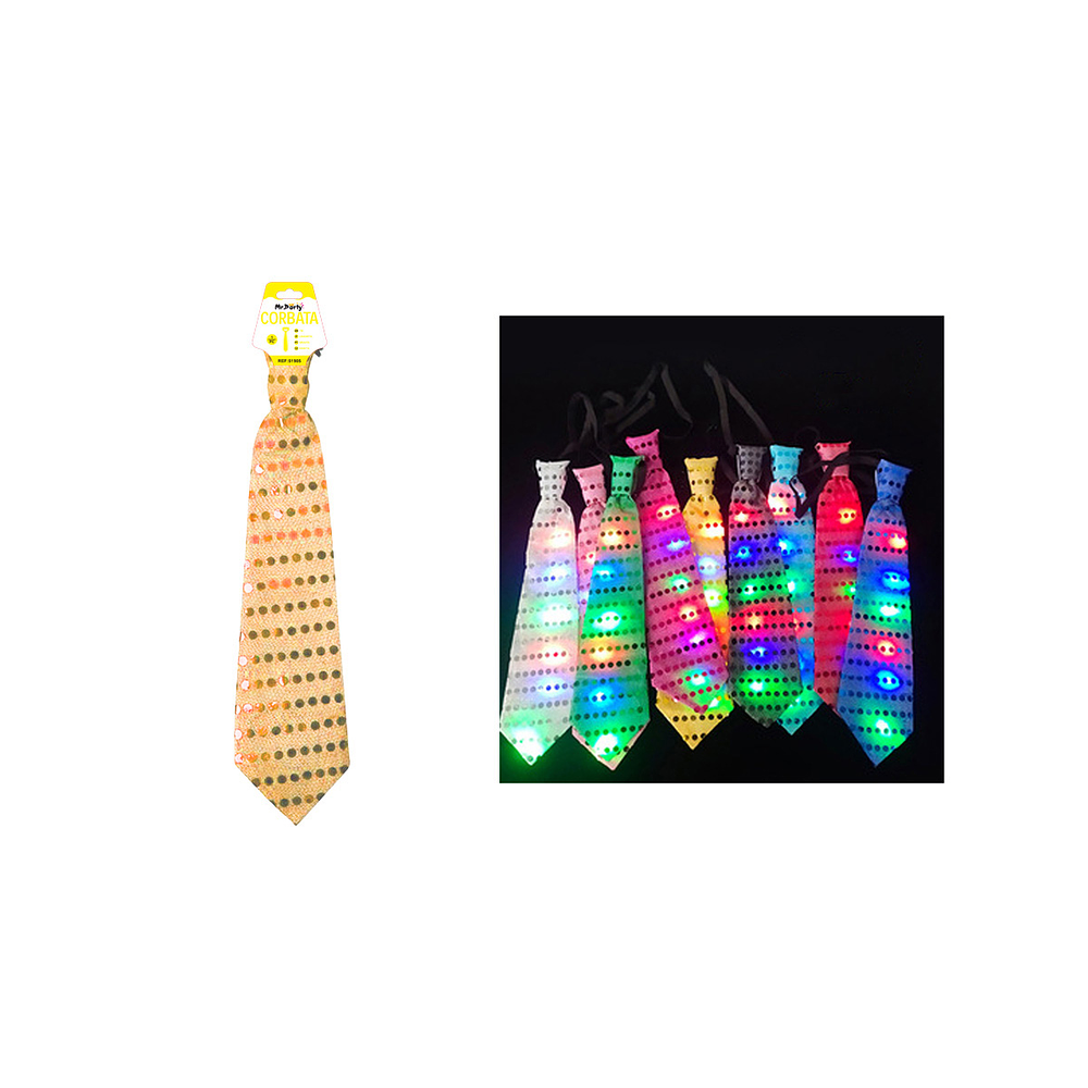 Corbata amarillo de fiesta