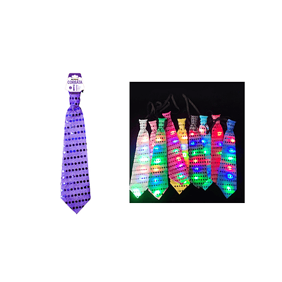 Corbata morado de fiesta