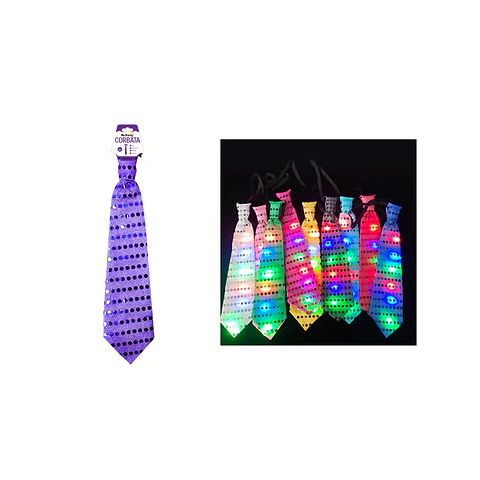 Corbata morado de fiesta