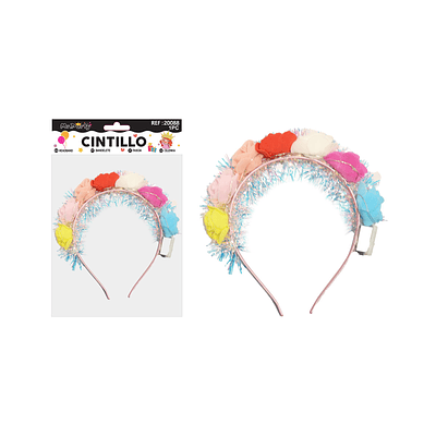 Cintillo de flor con luces