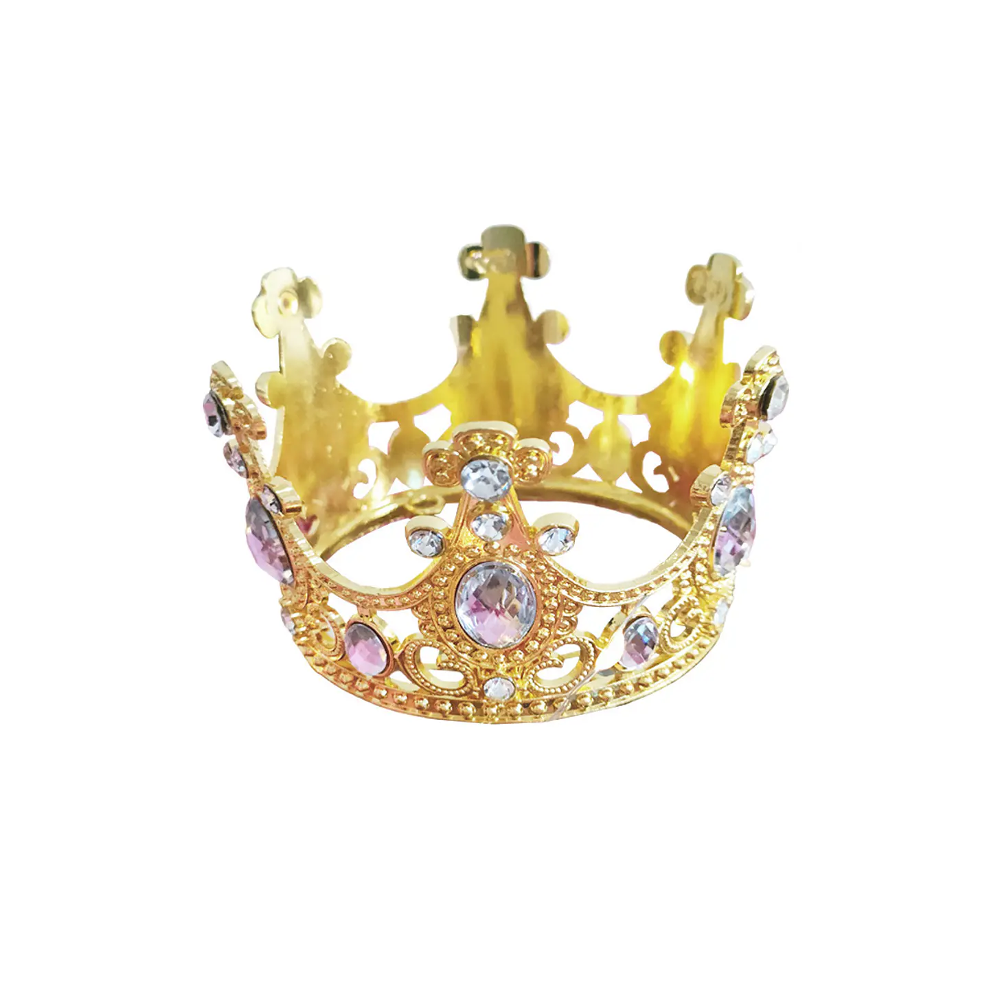 Corona de aleación decorativa elegante dorado 5*7cm 1