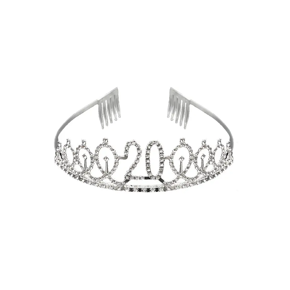 Corona de cumpleaños 20 años 3.5*12cm 1