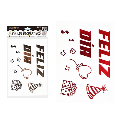 Sticker pegatinas para globos burbujas 2pcs Color Aleatorio