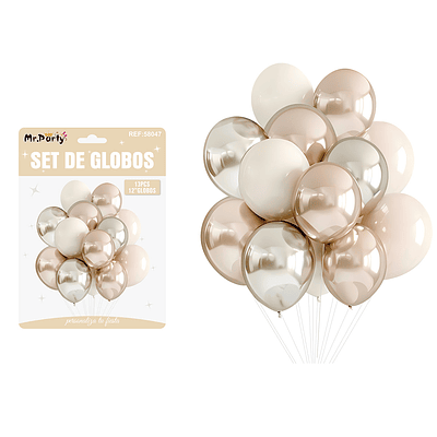 Set de globos vintage 13pcs