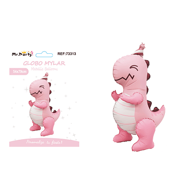 Globo metálico dinosaurio 54*79cm