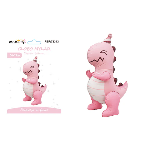 Globo metálico dinosaurio 54*79cm