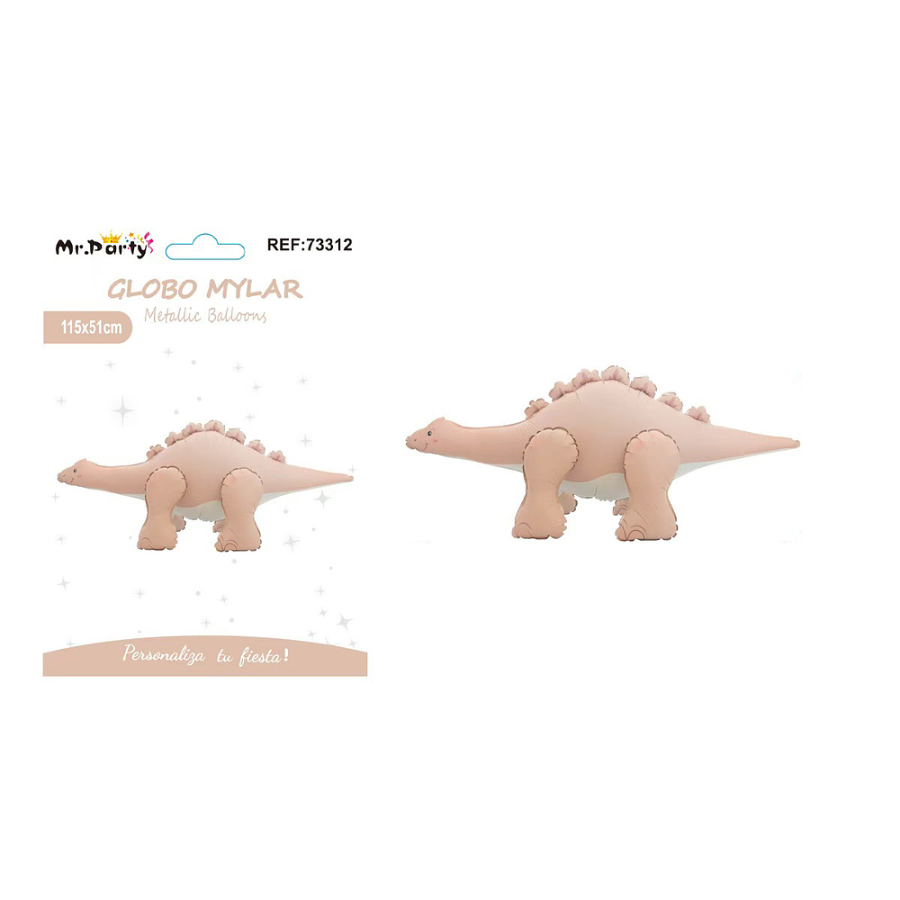 Globo metálico dinosaurio 115*51cm