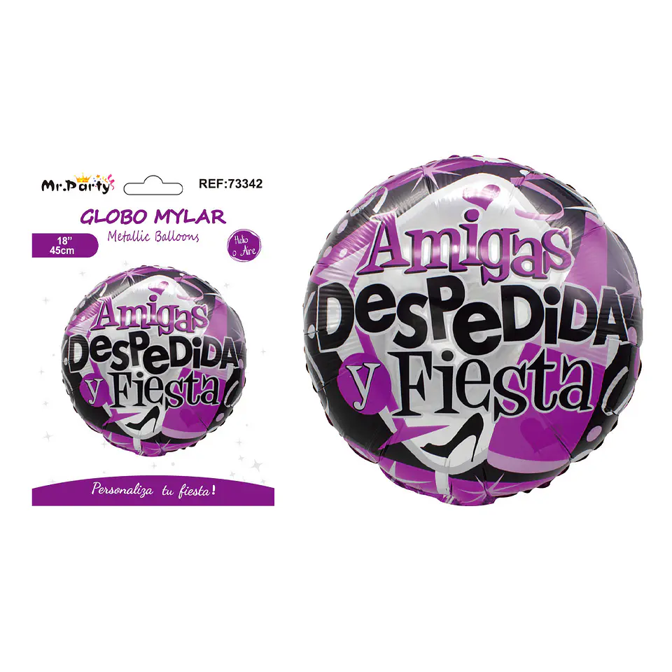 Globo metálico despedida de soltera 45cm 1