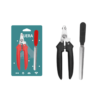 Set de cortaúñas y lima pequeño color aleatorio