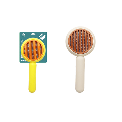 Peine autolimpiante para mascotas 45*80*180mm Color Aleatorio