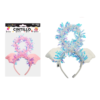 Cintillo de ángel con luces Color Aleatorio