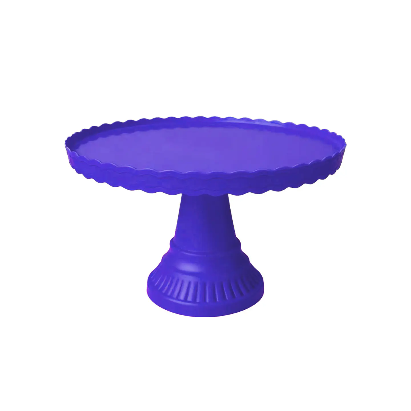 Soporte alto ondulado para torta color morado 200g 20*32.5cm 1