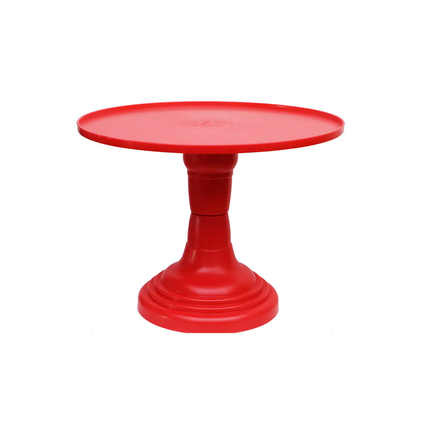Soporte plano ondulado para torta color rojo intenso 200g 23*18cm 1