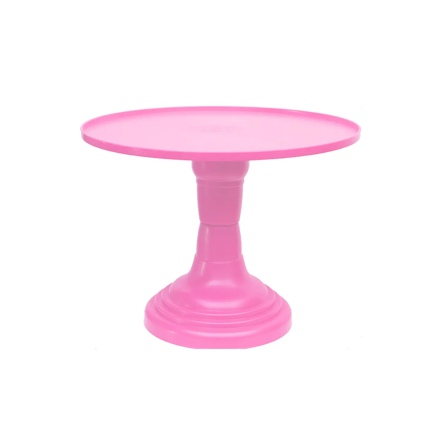 Soporte plano ondulado para torta color rosado fluorescente 200g 23*18cm 1