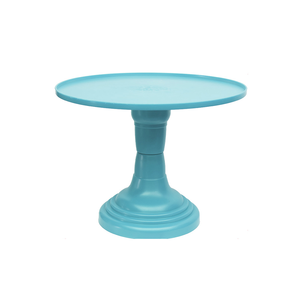Soporte plano ondulado para torta color celeste 200g 23*18cm