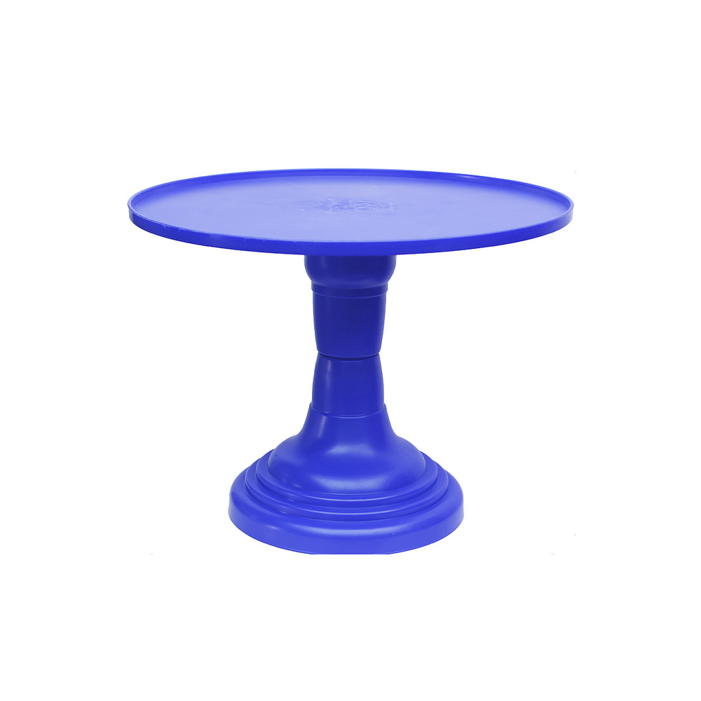 Soporte plano ondulado para torta color azul 200g 23*18cm