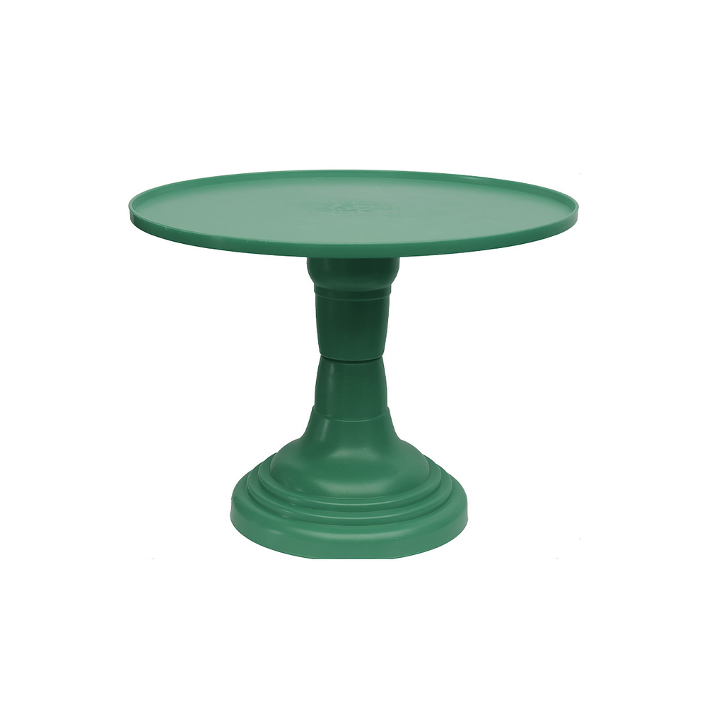 Soporte plano ondulado para torta color verde oscuro 200g 23*18cm