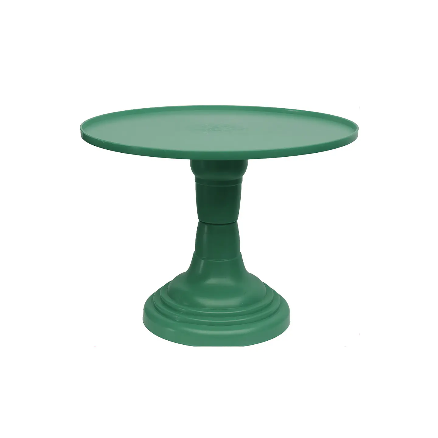 Soporte plano ondulado para torta color verde oscuro 200g 23*18cm 1