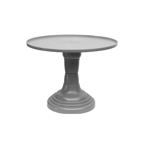 Soporte plano ondulado para torta color gris 200g 23*18cm