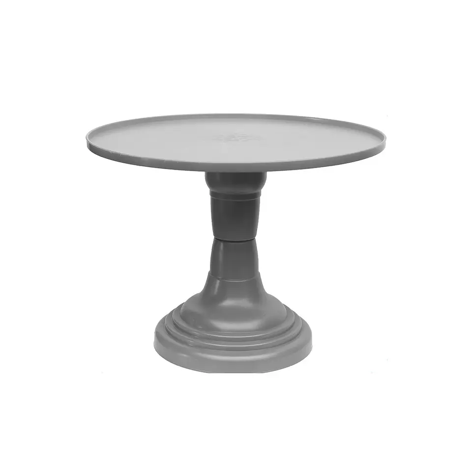 Soporte plano ondulado para torta color gris 200g 23*18cm 1