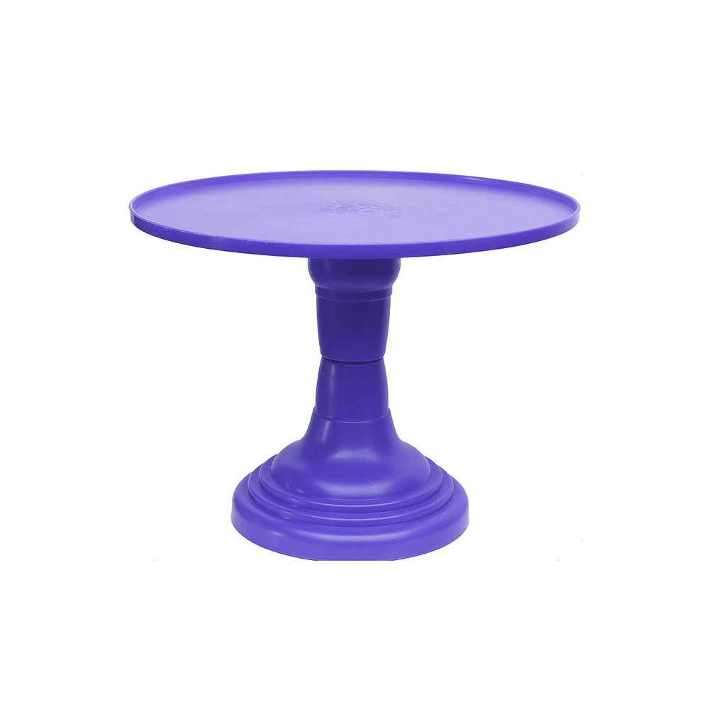 Soporte plano ondulado para torta color morado 200g 23*18cm