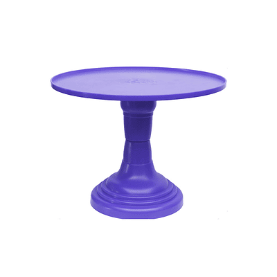 Soporte plano ondulado para torta color morado 200g 23*18cm