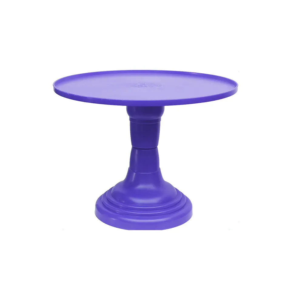 Soporte plano ondulado para torta color morado 200g 23*18cm 1