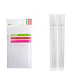 Bombillas de plásticas flexibles blanco 21cm 100pcs - Miniatura 1