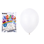 Globos de látex blanco mate 25cm 50pcs