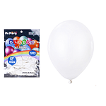 Globos de látex blanco mate 35cm 25pcs