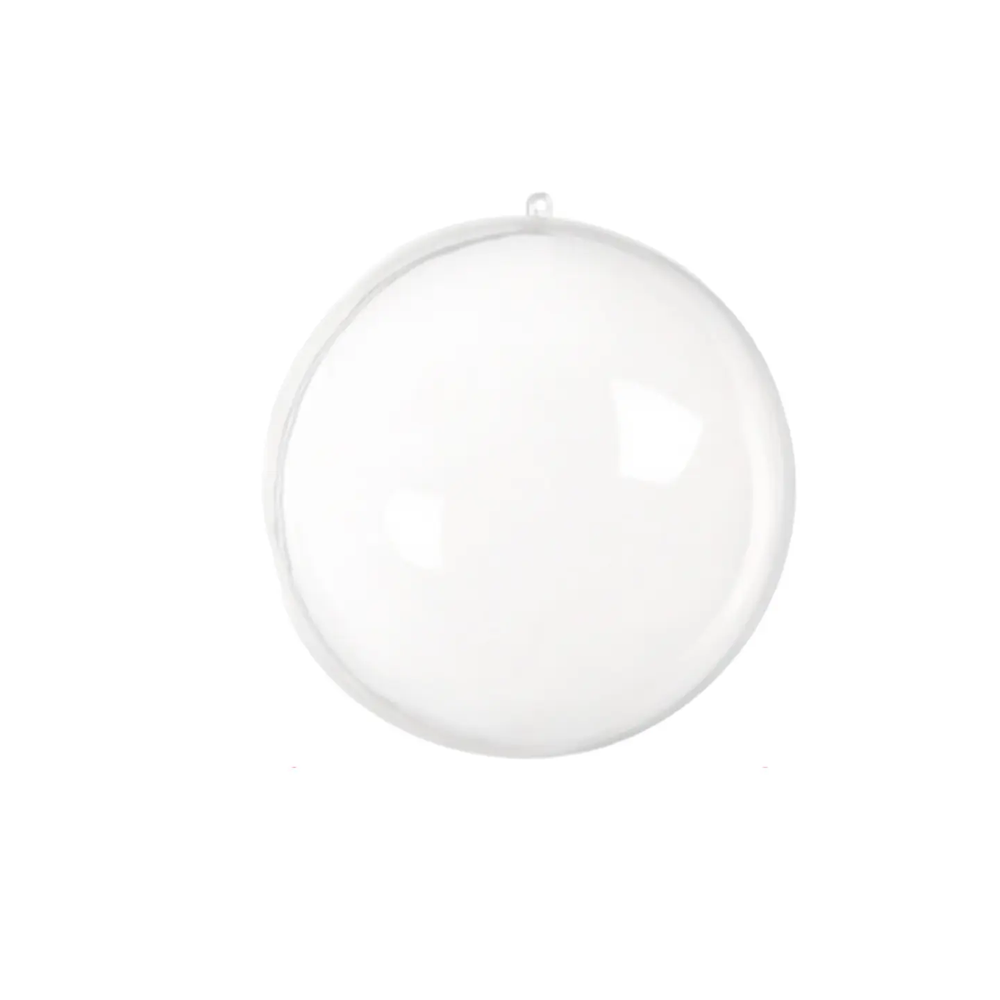 Bola plástica transparente 10cm 5pcs 1