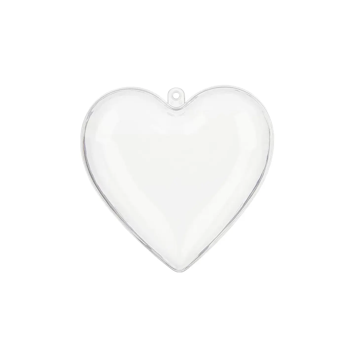 Esfera colgante corazón para regalo transparente 6*6*3.5cm 6pcs 1