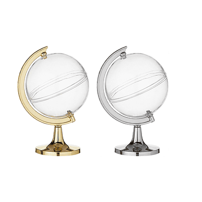 Caja plástica mini globo terráqueo para dulces 8*11.5cm 1pc Color Aleatorio