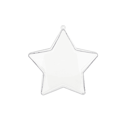 Esfera colgante estrella 10cm 1pc