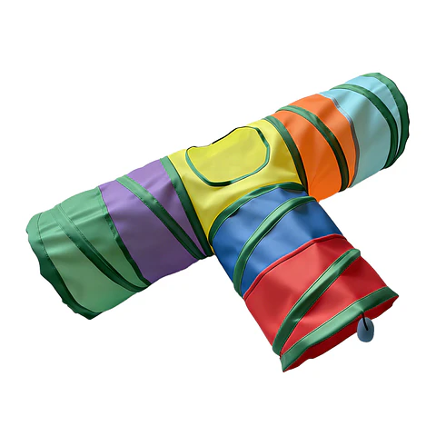 Paso T multicolor para mascotas 79*30*25cm