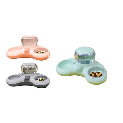 Bebedero y comedero 629g 1.4L 39*16*20cm Color Aleatorio