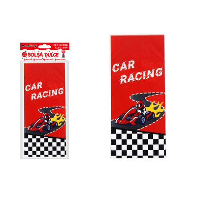 Bolsas de dulces carreras 12.5*27.5cm 12pcs
