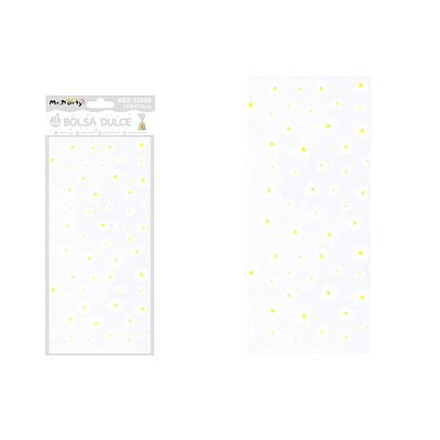 Bolsas de dulces margarita 12.5*27.5cm 12pcs