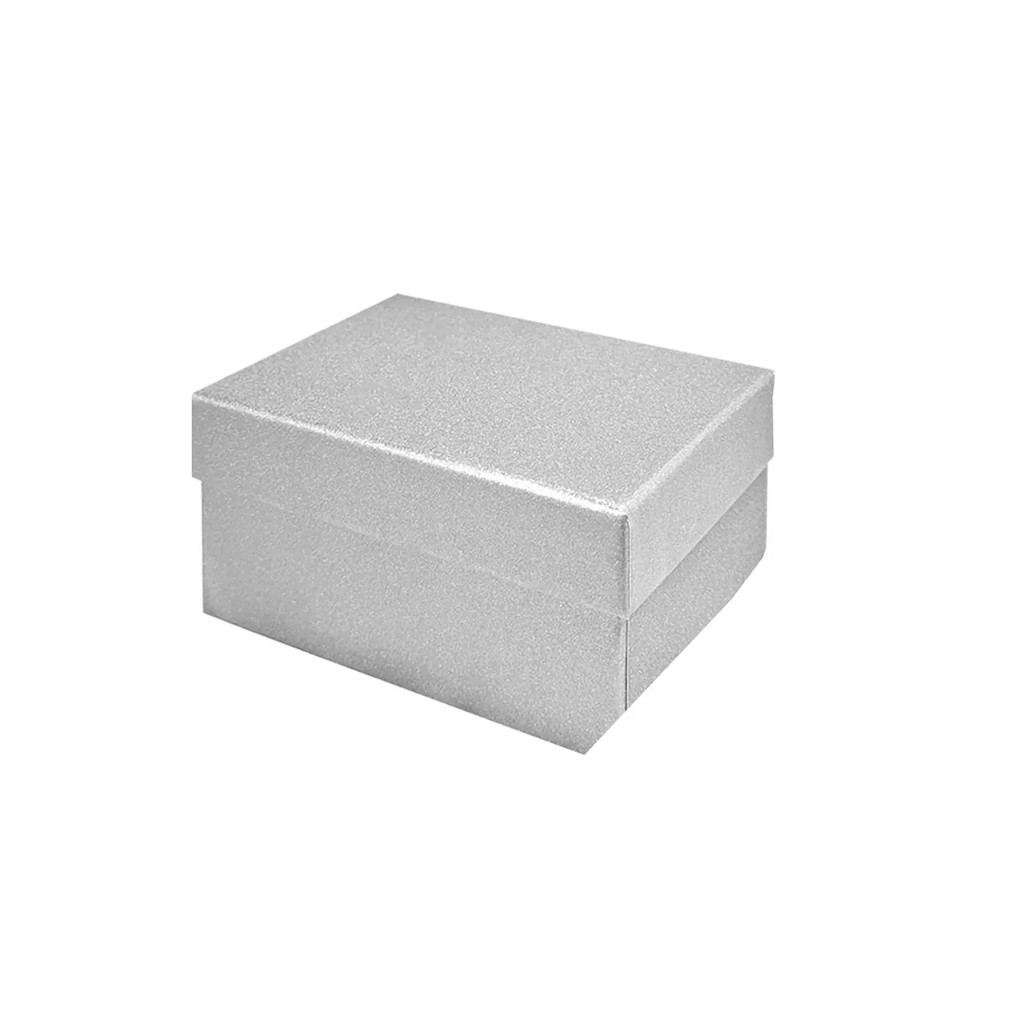 Caja de regalo rectangular con brillo plateado 11*7.5*5.5cm 6pcs 1