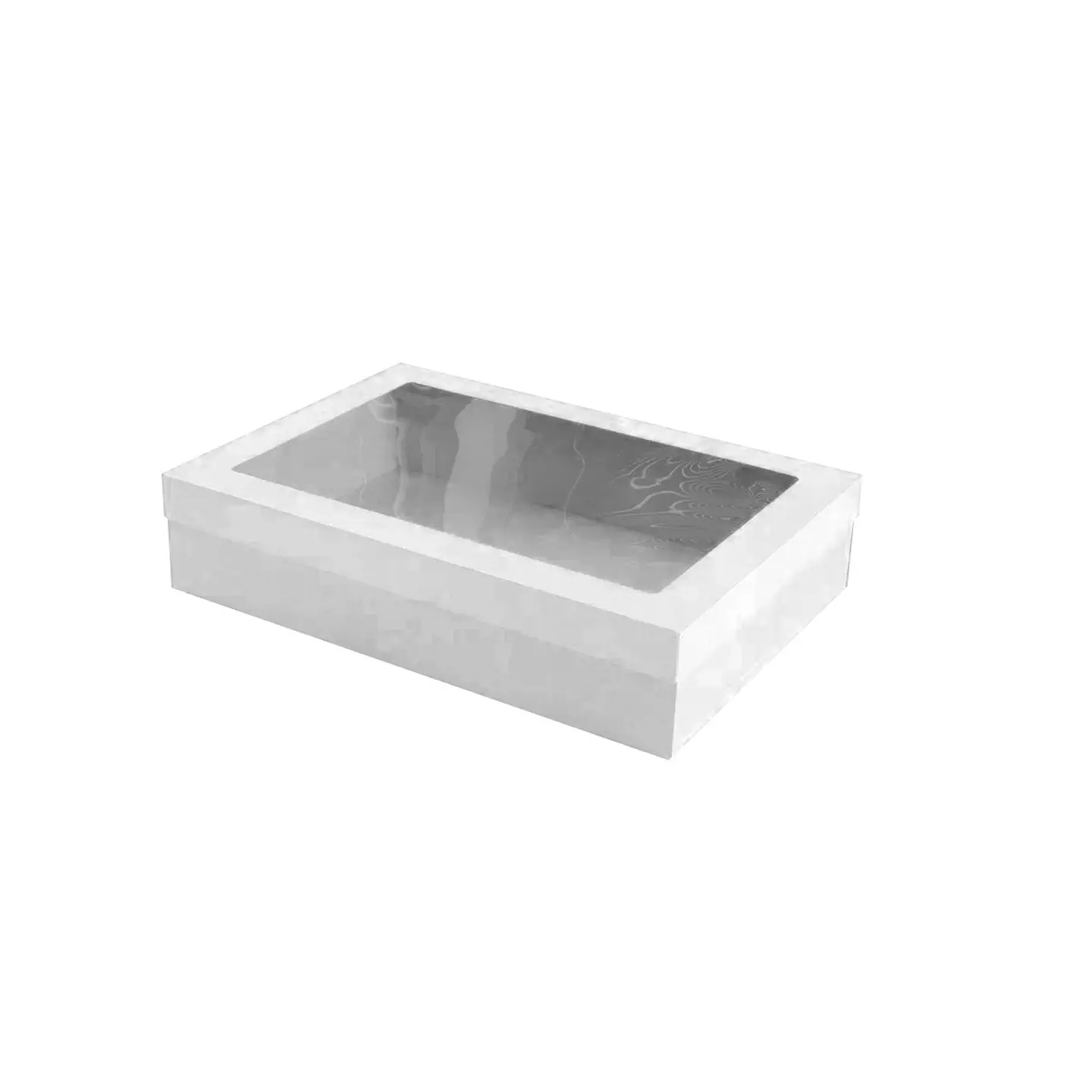 Caja de cartón plegable blanca M 22*17*7.5cm 6pcs 1