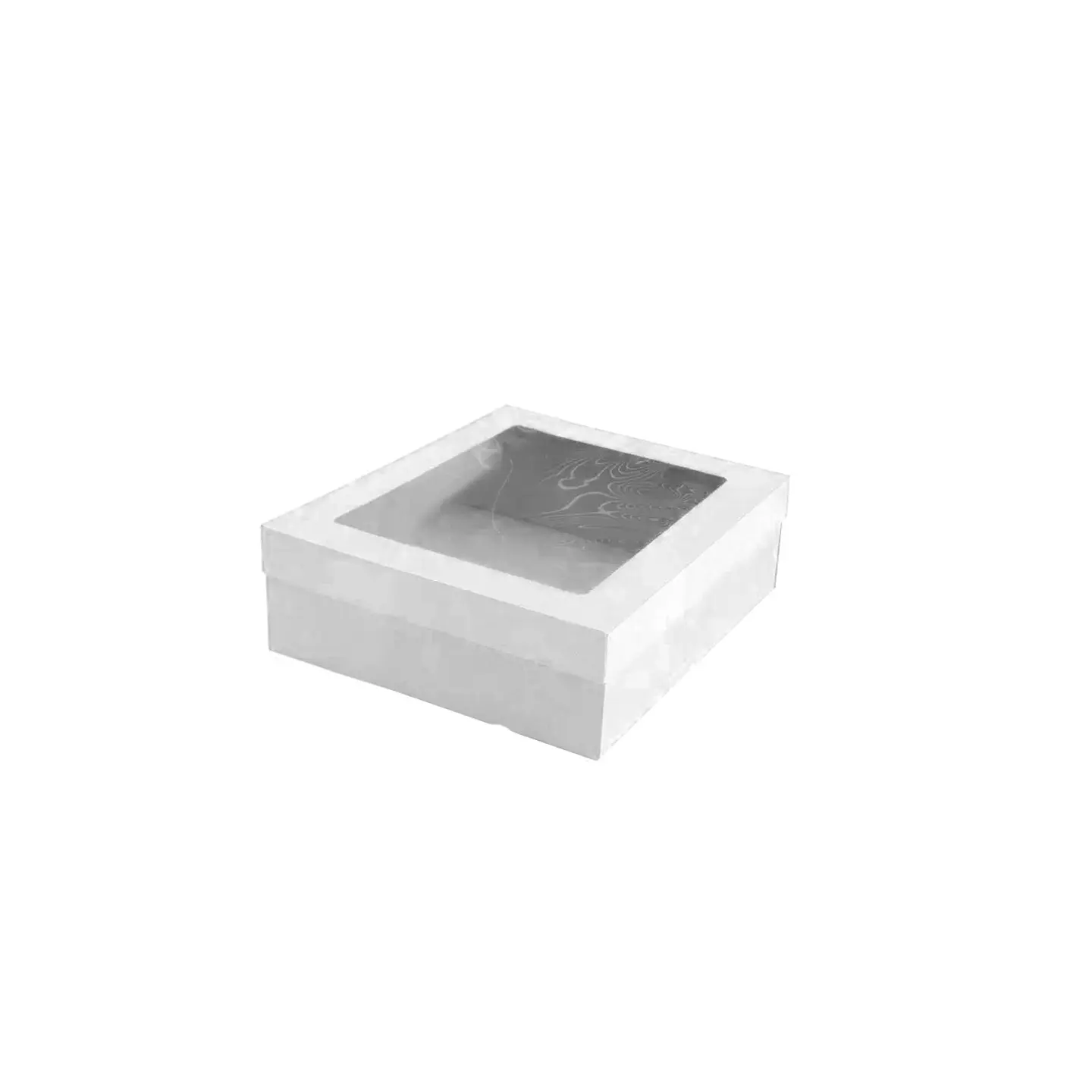 Caja de cartón plegable blanca S 13*13*6cm 6pcs 1