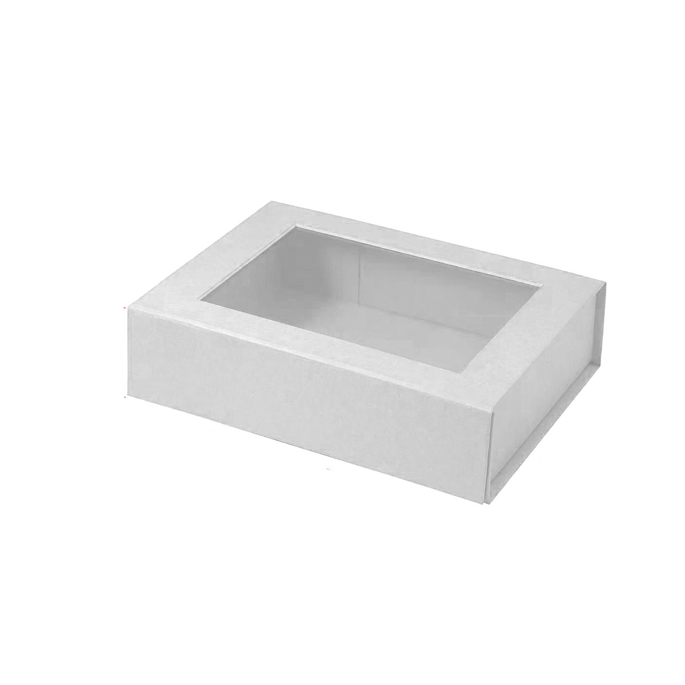 Caja de cartón plegable blanca M 19.5*15.5*4.7cm 6pcs