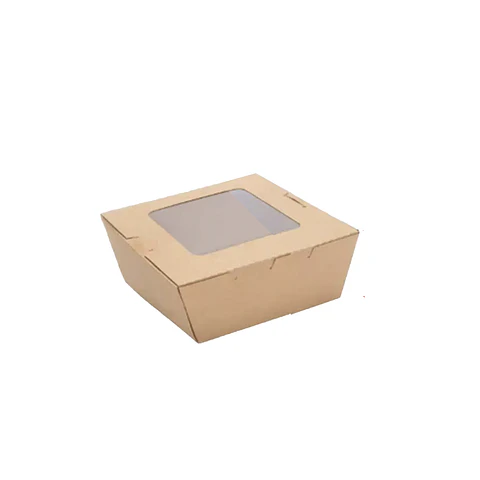 Caja de cartón plegable color kraft S 16*16*7.5cm 6pcs