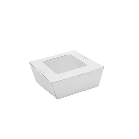 Caja de cartón plegable blanca S 16*16*7.5cm 6pcs