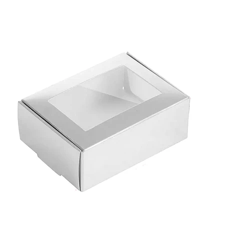 Caja de cartón plegable plateada M 22*17*7.5cm 6pcs