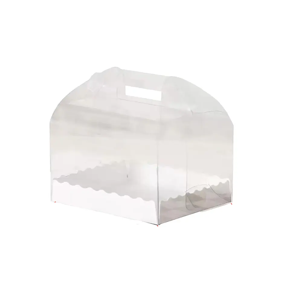 Caja de cartón plegable transparente M 16.5*9.3*9cm 6pcs 1
