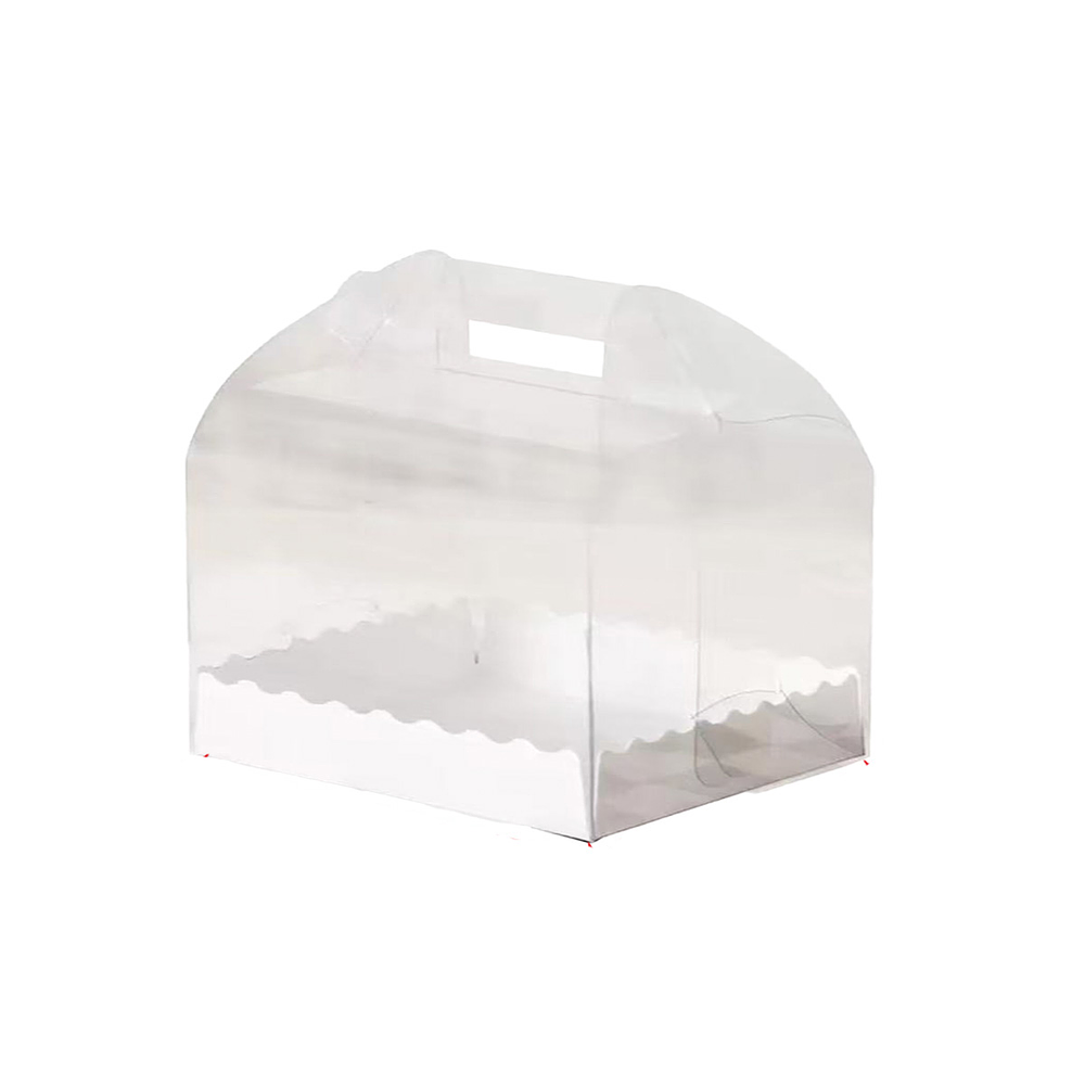 Caja de cartón plegable transparente S 13*8*10cm 6pcs