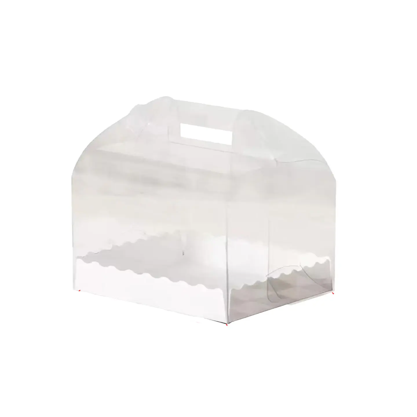 Caja de cartón plegable transparente S 13*8*10cm 6pcs 1