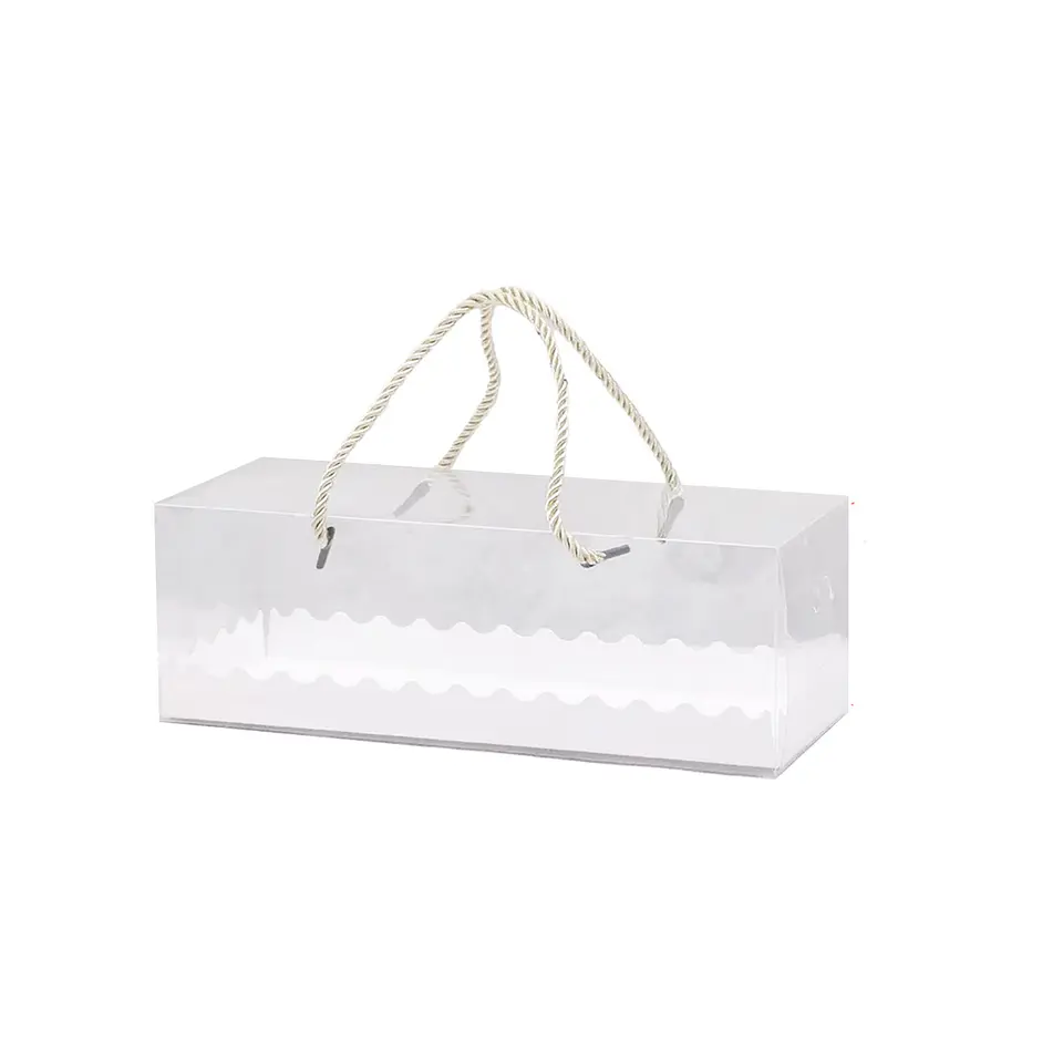 Caja de cartón plegable transparente L 9.5*11*27.5cm 6pcs 1