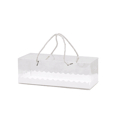 Caja de cartón plegable transparente M 7.8*7.8*22.5cm 6pcs